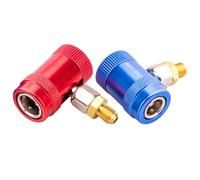 Adaptateur de raccord rapide réglable | Kit adaptateur de précision pour réfrigérant 1234YF 134 A - Joint d'étanchéité de sécurité - Installation sans outil - Résistant à la - Pour