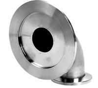 Adaptateur de raccord sous vide coudé réducteur à 90 degrés en acier inoxydable 304, raccords à bride rapide ISO-KF NW-50/NW-40(KF40 to KF25)