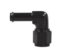 Adaptateur de raccordement 6 an femelle vers 3/8 barbes 5/16 bars, articulation rotative à 90 degrés en aluminium (AN6-3/8)