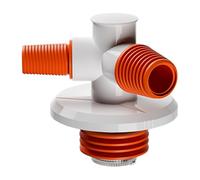 Adaptateur de raccordement pour siphon de sol, machine à laver, raccord en T pour drain de sol, raccord de tuyau polyvalent pour cave, salle de douche et autres systèmes de drainage