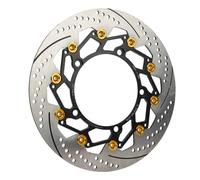 Adaptateur de radiateur de modification de disque flottant de 300 mm pour YAMAHA XMAX 300 Xmax 300 Disques de frein pour moto(Gold)