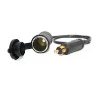 Adaptateur de rallonge de 30 cm pour prise mâle DIN Hella Powerlet vers prise allume-cigare standard