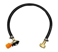 Adaptateur de Recharge - Convertisseur de Réservoir | Remplacement Régulateur Gril - Adaptateur Brûleur Bouchon Soupape avec Tube Extension - Accessoire Réchaud Camping, Gaz, Barbecue Sécurisé et Dur