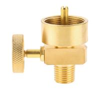 Adaptateur de recharge de bouteille de gaz de cylindre d'élimination de réservoir de Propane 1LB avec 1/4 "NPT mâle x 1"-20 cylindre jetable femelle for gril de cuisinière