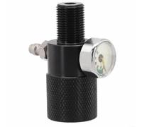 Adaptateur de recharge de cylindre, connecteur de réservoir d'air G12-14 avec régulateur de pression, M10 x 1,5 femelle vers filetage mâle M18 x 1,5, valve en alliage d'aluminium haute pression 40 MPa