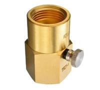 Adaptateur de recharge de cylindre pour systèmes SodaStream - Raccord de conversion TR21-4 vers CGA320 en laiton - Fonctionne avec de grandes bouteilles de gaz comprimé