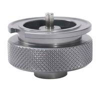 Adaptateur de recharge de gaz Adaptateur gaz camping extérieur Connecteur brûleur poêle en alliage en aluminium pour cartouche butane pour visser la cartouche
