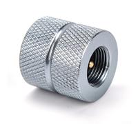 Adaptateur de recharge de gaz butane pour réchaud de camping en plein air, 1 lot de connecteur à vis en alliage d'aluminium pour bidons de GPL portable pour la randonnée et la randonnée