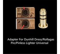 Adaptateur De Recharge De Gaz Pour Dunhill Dupont Et Autres Briquets Or Célèbres,Buse En Laiton Gonflable Spéciale Réutilisable,Tête En Cuivre,1 Pièce - Type For Dunhill Dress