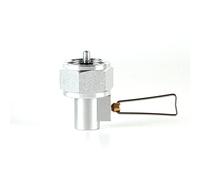 Adaptateur de recharge de gaz pour réservoir plat de carburant butane - Adaptateur de conversion pour l'extérieur - Camping et randonnée (JX-01)
