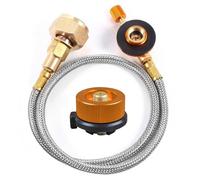 Adaptateur de recharge de propane pour réchaud à gaz de camping en plein air, brûleur à cylindre plat GPL