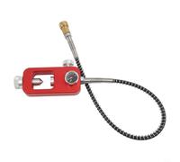 Adaptateur de recharge de réservoir de plongée avec jauge et tuyau pour cylindre d'oxygène - Alliage d'aluminium, verrouillage à bille de 8 mm, double échelle MPa/Psi, tuyau de 50 cm, filetage G5/8