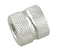 Adaptateur de recharge en aluminium butane pour équipement de cuisine d'extérieur conçu pour une utilisation en bouteille de gaz LGC à vis