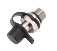 Adaptateur de recharge pour bouteille de CO2, adaptateur de recharge pour réservoir de CO2 3/8 24UNF, connecteur en acier inoxydable pour bouteille de dioxyde de carbone avec