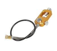 Adaptateur de recharge pour réservoir de plongée avec jauge et tuyau pour cylindre d'oxygène Design ergonomique avec bouton antidérapant (jaune (cadran psi))