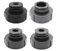 Adaptateur de récipient IBC fiable S100x8, filetage grossier pour applications d'eau (2,5 cm)