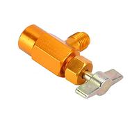 Adaptateur DE Réfrigérant A2L, R134A Peut Appuyez sur Une Soupape avec Finition sans Bout 1/4 SAE Thread Aluminium Alliage R134A DISPENANT DE REFRIGRANT pour EUROPOR (1/2ACME TT1214)
