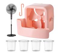 Adaptateur de refroidissement pour ventilateur de sol, refroidisseur de sol, glacière portable à suspendre pour festival, terrasse, allée, balcon, soulagement de la chaleur extérieure, 10,9 x 9,9 x