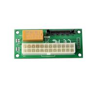 Adaptateur de relais d'alimentation double ATX 24 broches à 4 broches SATA, synchronisation d'alimentation, carte d'entrée, convertisseur de cordon, carte adaptateur ADD2PSU