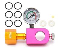 Adaptateur de remplissage de CO2 pour soda, adaptateur de remplissage avec manometre et valve de decharge, DUO Terra Art S