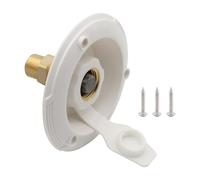 Adaptateur de remplissage d'eau douce surdimensionné pour campeurs - Noyaux en laiton - Coque en ABS avec design anti-fuite pour une utilisation en extérieur - Entrée d'eau en laiton