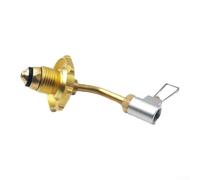 Adaptateur de Remplissage pour gaz Camping pour cuivre Aluminium | Filetage standard compatible, cylindres nord-américains, australiens, propane, utilisation versatile(Gold 11.5*11cm)