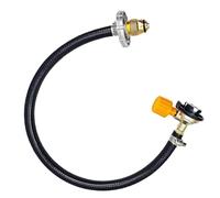 Adaptateur de remplissage - Tuyau de rallonge avec valve de commutation marche/arrêt - Rallonge de raccordement pour barbecue haute pression pour camping et extérieur