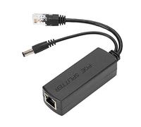 Adaptateur de répartiteur de Puissance POE DC48V à DC12V Module d'injecteur Noyau ABS en cuivre Pur Anti-âge Durable Distribution Rapide de l'énergie des données Plug and Play