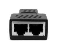 Adaptateur de répartiteur RJ45 pratique, Port CAT5/6 LAN, câble Ethernet haute Performance 1 à 2 voies, double commutation femelle ONLENY