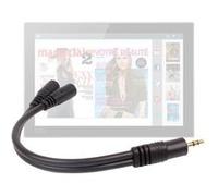 Adaptateur de répartition double Jack pour tablette Kobo Arc 10 HD 10" (2013) G