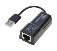 Adaptateur de réseau Ethernet USB 2.0 vers 10/100 Mbps - Dongle - Adaptateur réseau USB 2.0 - Convertisseur Fast Ethernet - Solution portable
