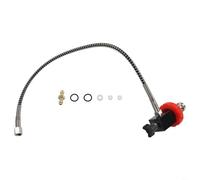 Adaptateur de réservoir 40 MPa 6000 psi DIN Valve 18 BSPP G58 pour une utilisation dans les stations de recharge d'équipement de plongée (rouge)