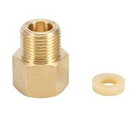 Adaptateur de Réservoir de CO2 Réservoir de Cylindre en Laiton W21.8 Convertisseur d'adaptateur CGA320 pour Aquarium Fish Tank Installation Facile(CGA320 converti en W21.8)