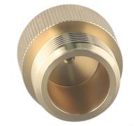 Adaptateur de réservoir de gaz pour réchaud de camping, "-20 UNF vers 7/16"-28 UNF Cylindre de propane vers convertisseur de bidon, connecteur de valve anti-fuite, aluminium 6061