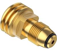 Adaptateur de réservoir de propane avec conversion POL vers QCC1, connecteur universel de 2,3 à 45,4 kg pour équipement à gaz, noir