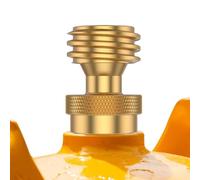 Adaptateur de réservoir de propane, recharge de convertisseur de propane en laiton de 0,5 kg, adaptateur de propane compact, connecteurs de gril pour camping