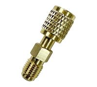 Adaptateur de Réservoir de Réfrigérant,Raccord D'adaptation Pour Port De Pompe À Vide - Raccord à Connexion Rapide Précis Inversé, Connecteur de 6,35 mm pour Climatiseur