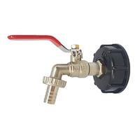 Adaptateur de Réservoir de Vidange 1/2 buses en laiton réservoir 1000 l adaptateur Adaptateur Réservoir d'eau Connecteur Rainwater Adaptateur Home Jardin Connecteurs Eau Connecteurs Jardin Outils de j