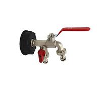 Adaptateur de Réservoir de Vidange Adaptateur de réservoir S60X6 pour fer en laiton Tap 1/2 "Soupape de remplacement 60mm Fil grossier à 15 mm Connecteurs d'eau de jardin Adaptateur de drainage