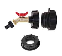 Adaptateur de réservoir d'eau IBC, adaptateur de réservoir d'eau de 1 000 L, adaptateur de réservoir d'eau à filetage de 60 mm, adaptateur de robinet IBC vers tuyau d'arrosage et connecteur