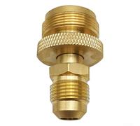 Adaptateur de réservoir en laiton de 0,5 kg, connexion de régulateur portable pour réchaud de camping, chauffage et gril, convertisseur de bouteille de gaz à filetage mâle 3/8"