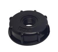 Adaptateur de réservoir - Filetage grossier 60 mm avec filetage femelle BSP 1/2", 3/4", 1" | Raccord de citerne d'eau pour tuyau d'arrosage, robinet, valve tonneau | Accessoires fourre-tout