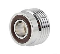 Adaptateur de réservoir G5/8 DIN pour détendeurs en laiton chromé, double joint torique, compact et construction