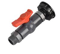 Adaptateur de réservoir IBC 1000 litres S60 vers connecteur fileté 1/2" 3/4" 1" for robinet, connecteur de seau, raccord de vanne de réservoir(S60x 3/4")
