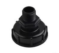 Adaptateur de réservoir IBC à filetage grossier de 60 mm avec connecteur femelle de tuyau d'arrosage de 1/2" et 3/4" pour conteneurs de valve standard S60X6 (25 mm)