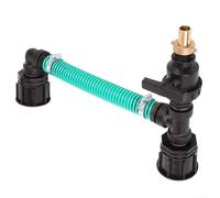 Adaptateur de réservoir IBC S60 x 6 filetage double kit de connexion pour un débit d'eau fiable entre les récipients en vrac intermédiaires dans un usage agricole et domestique