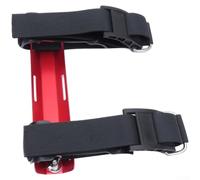 Adaptateur de réservoir simple en aluminium pour aile BCD, accessoire de plongée compact avec sangles et collier en nylon, compatible avec 12 L, rouge (rouge)