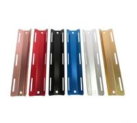 Adaptateur de réservoir simple pour plaque arrière de plongée technique, support STA en alliage d'aluminium avec fentes de sangle à came, compatible avec Harar standard (bleu)