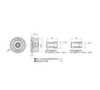 Adaptateur de rétroviseur de guidon DAYTONA UNIVERSEL