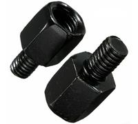 Adaptateur de rétroviseur en aluminium pour M10 à M8 10 mm-8 mm Aluminium